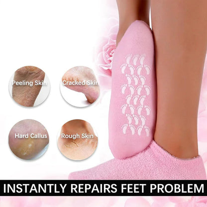 Foot Spa Pedicure Silicone Socks For Men & Women (Free Moisturizing Cream)| 🔥BUY 1 GET 1 FREE🔥